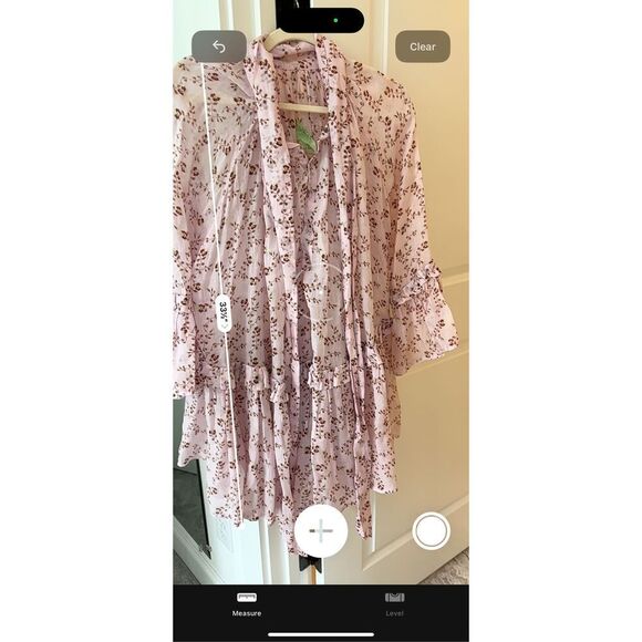 NWOT Yvonne S Linen ANGELICA MINI DRESS, Med $695 - Picture 9 of 11